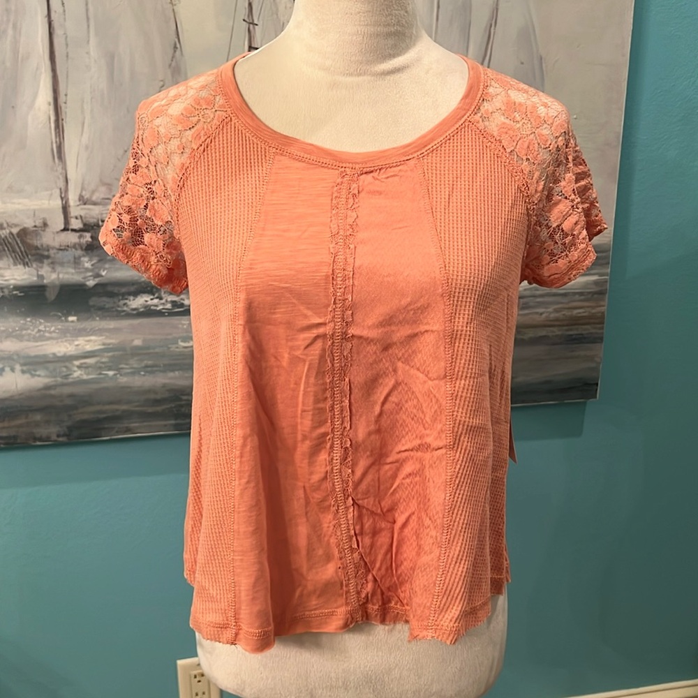 NWT CoCo + Jaimeson Cropped Shirt, Medium